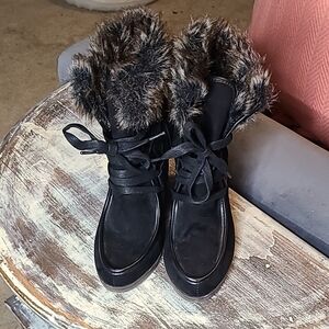 Merona Black Winter & Rain Boots